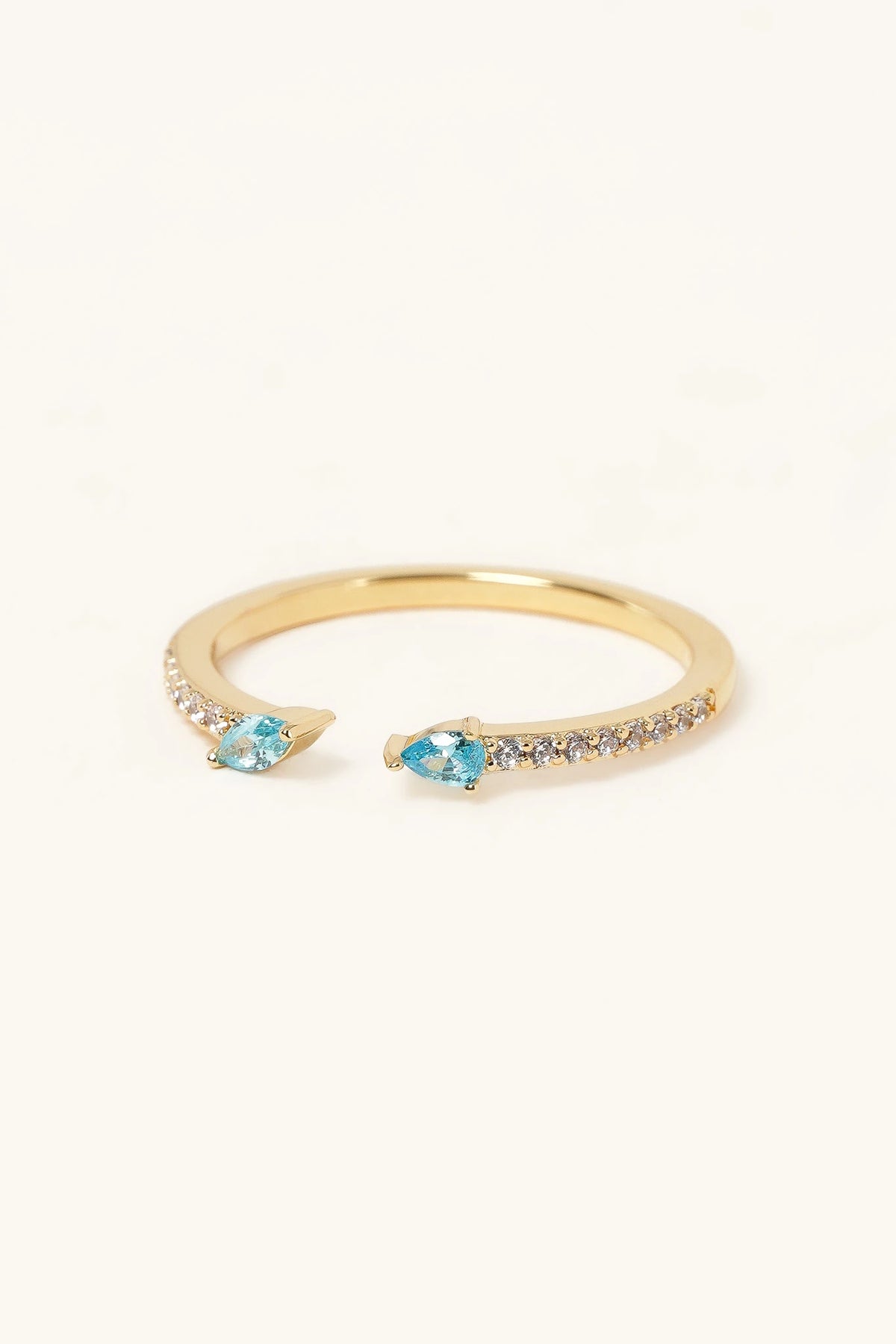 Bague Milia "Bleu Lagon"