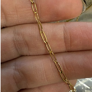 BP-Chaine acier 6 « Maillé rectangle »
