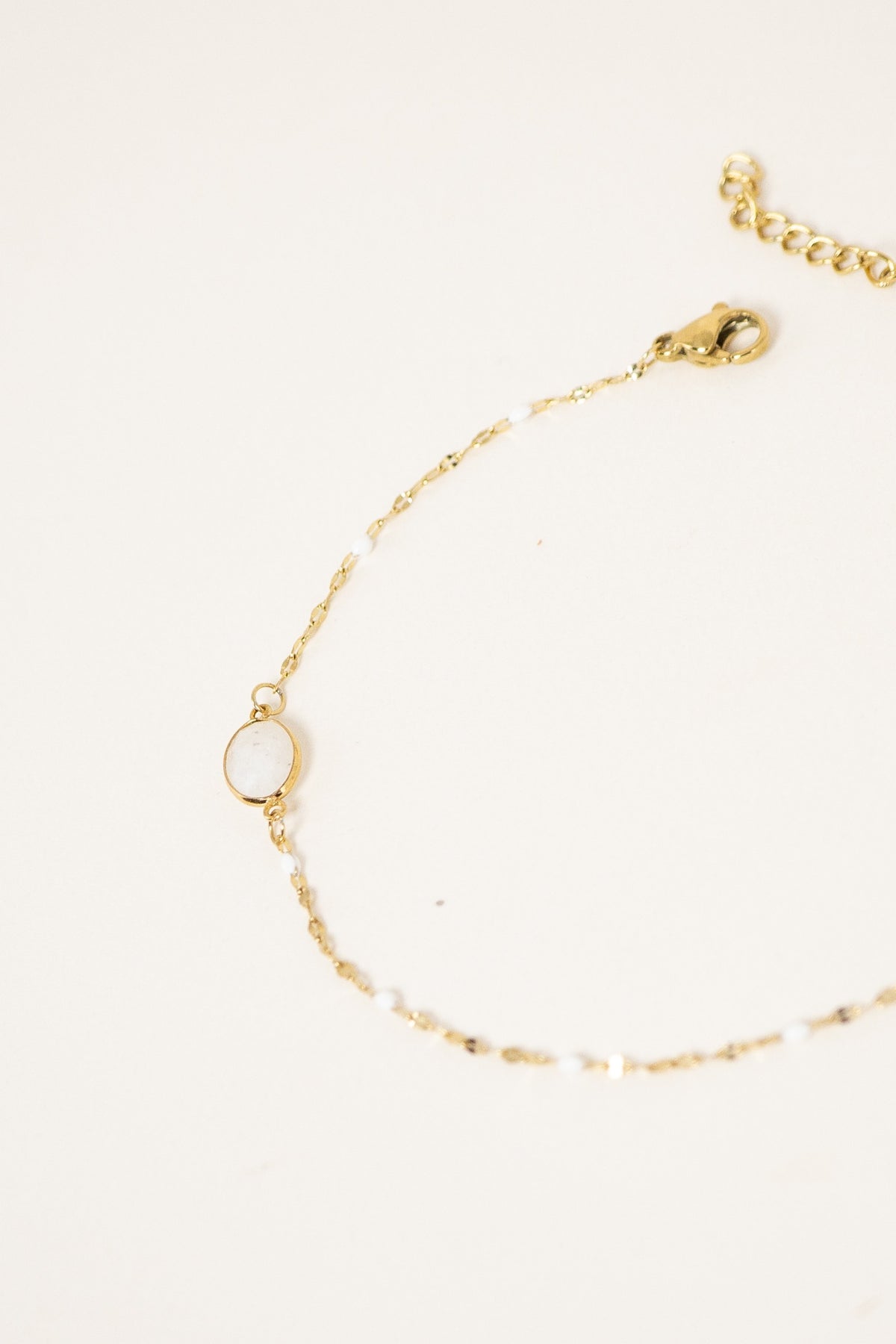 bracelet-cheville-noelynn-nacre-acier-inoxydable
