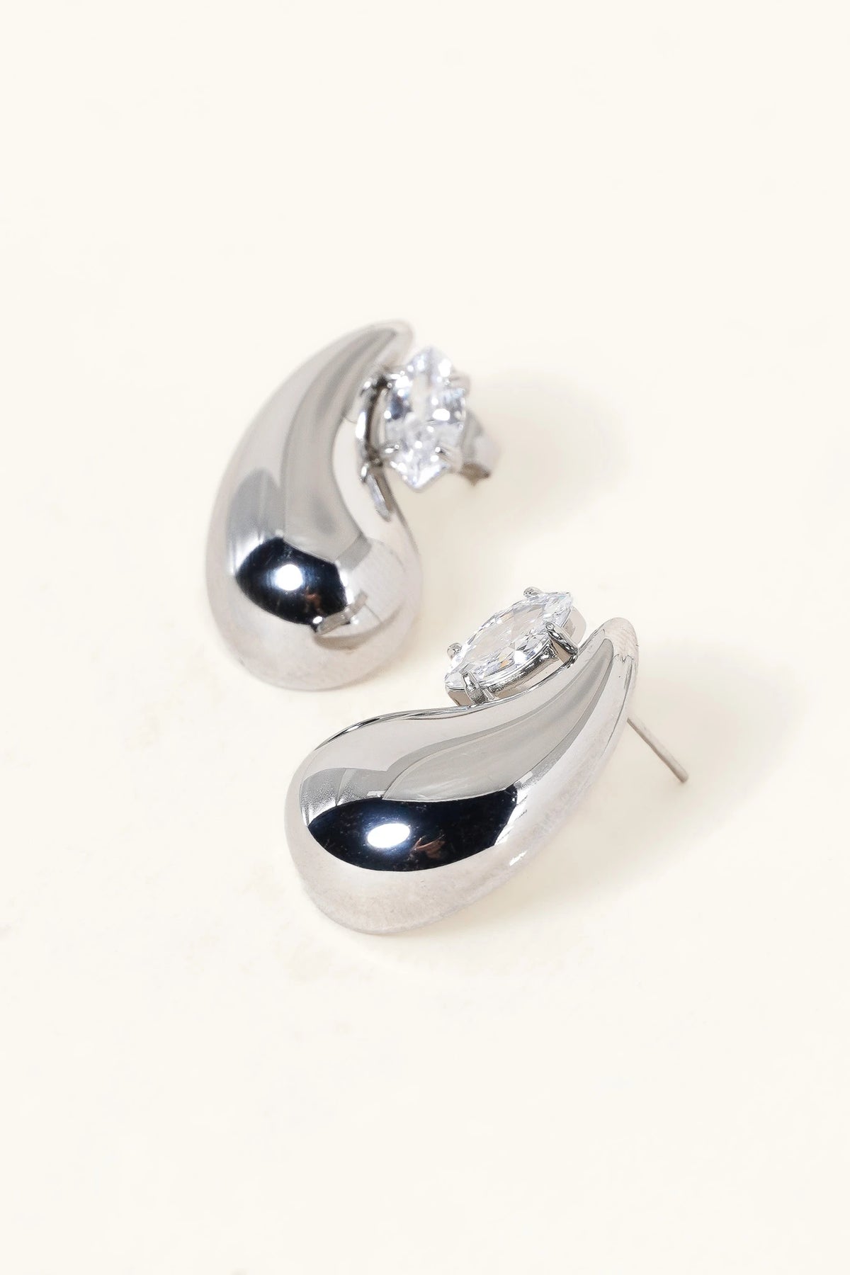 Boucles d'oreilles Drop OZ - Argenté